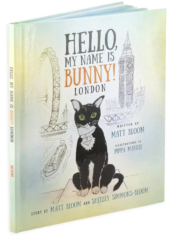 Hello My Name is Bunny London Children's book