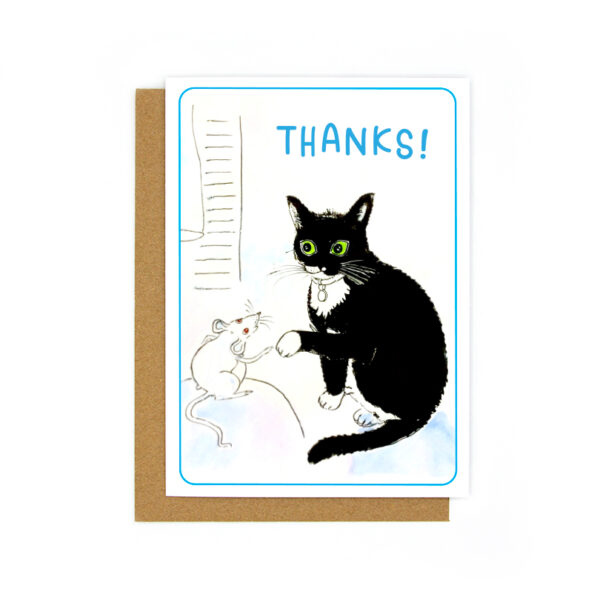 Thank you greetings card
