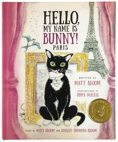 A book about Bunny the cat's adventure in Paris