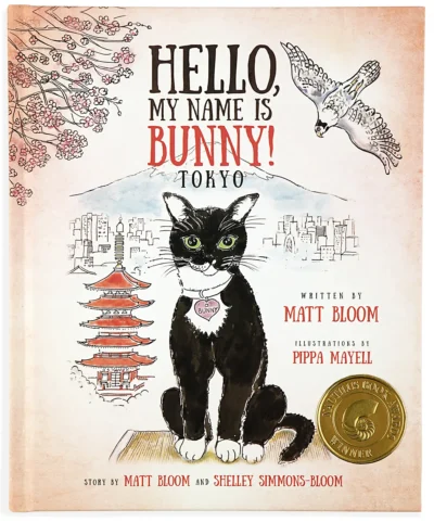 A book about Bunny the cat's adventure in Tokyo